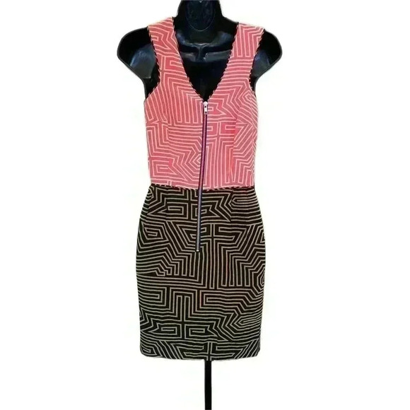 LOEFFLER RANDALL Silk Mini Dress - size 0 - Picture 2 of 3